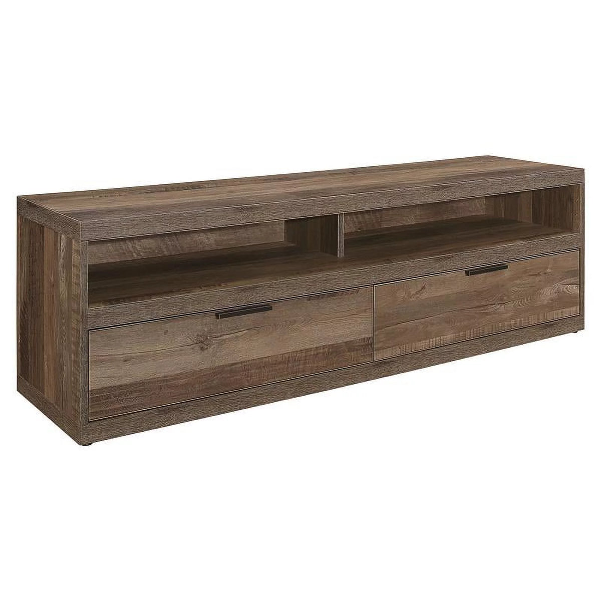 Modern Wood 2-Shelf TV Stand Y86906
