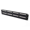 Cat6a Patch Panel 48-Port Unshielded Rack Mount 2U S960798