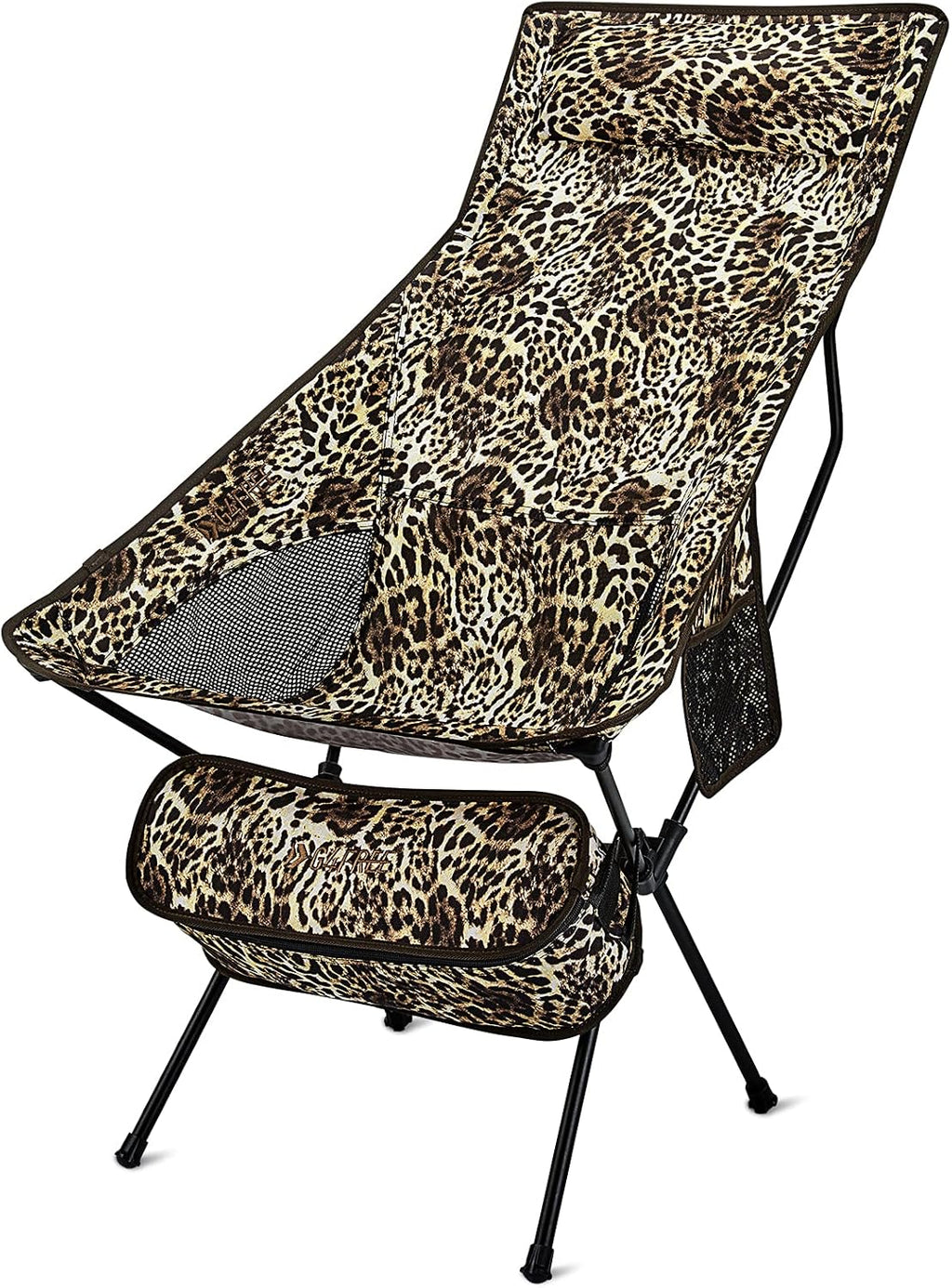 Lightweight Portable High Back Camping Chair with Headrest & Pocket F95351