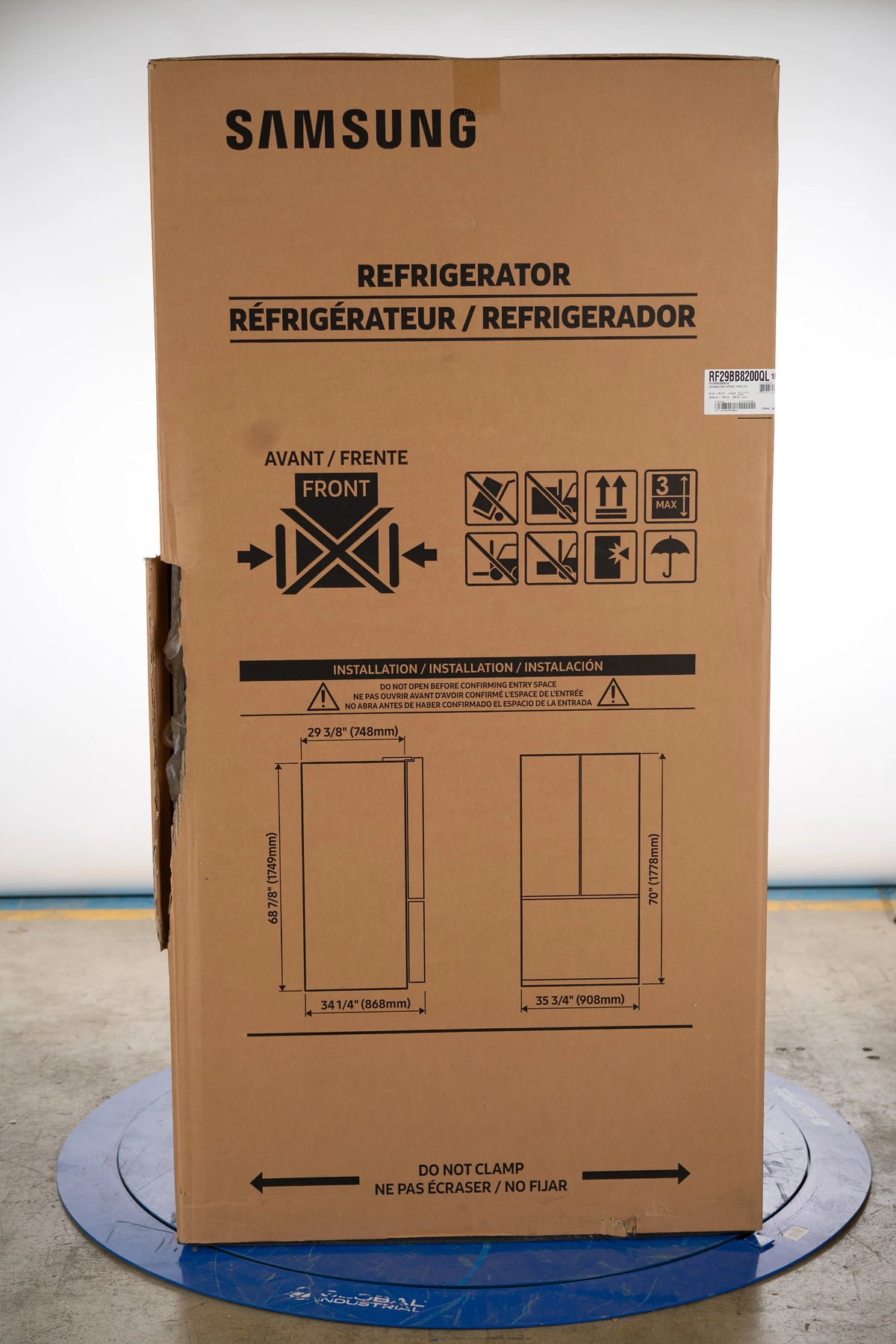 4-Door French Door Refrigerator 29 cu. ft. P589
