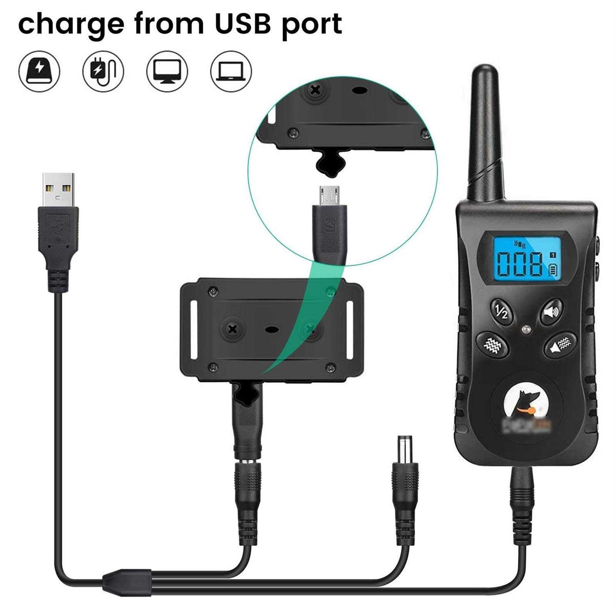 Shock Collar Charger Replacement T7890