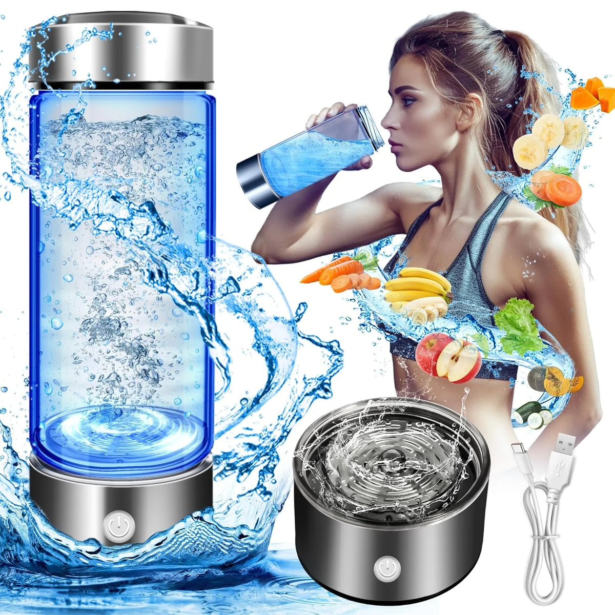 Portable Hydrogen Water Generator Alkaline Maker Y33140