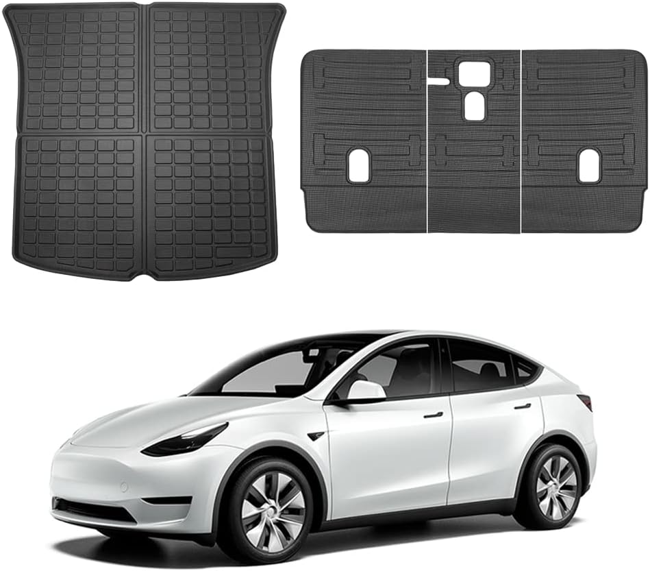 All Weather Cargo Liner Mat with Backrest Mats Set of 4 Z810239