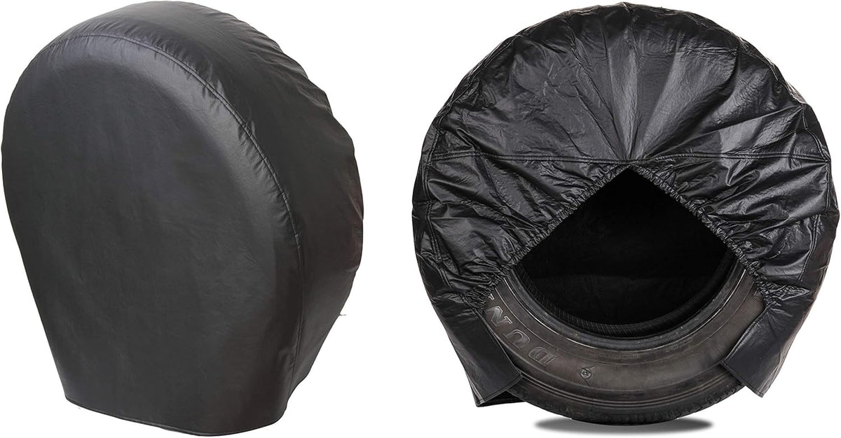 4 Pack Black Heavy Duty Tire Covers Y989