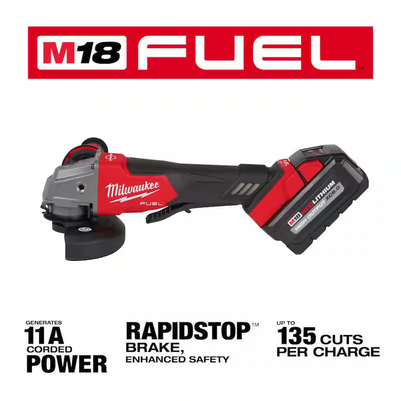 18V Brushless Cordless 4-1/2 in./5 in. Grinder with Reciprocating Saw I444129
