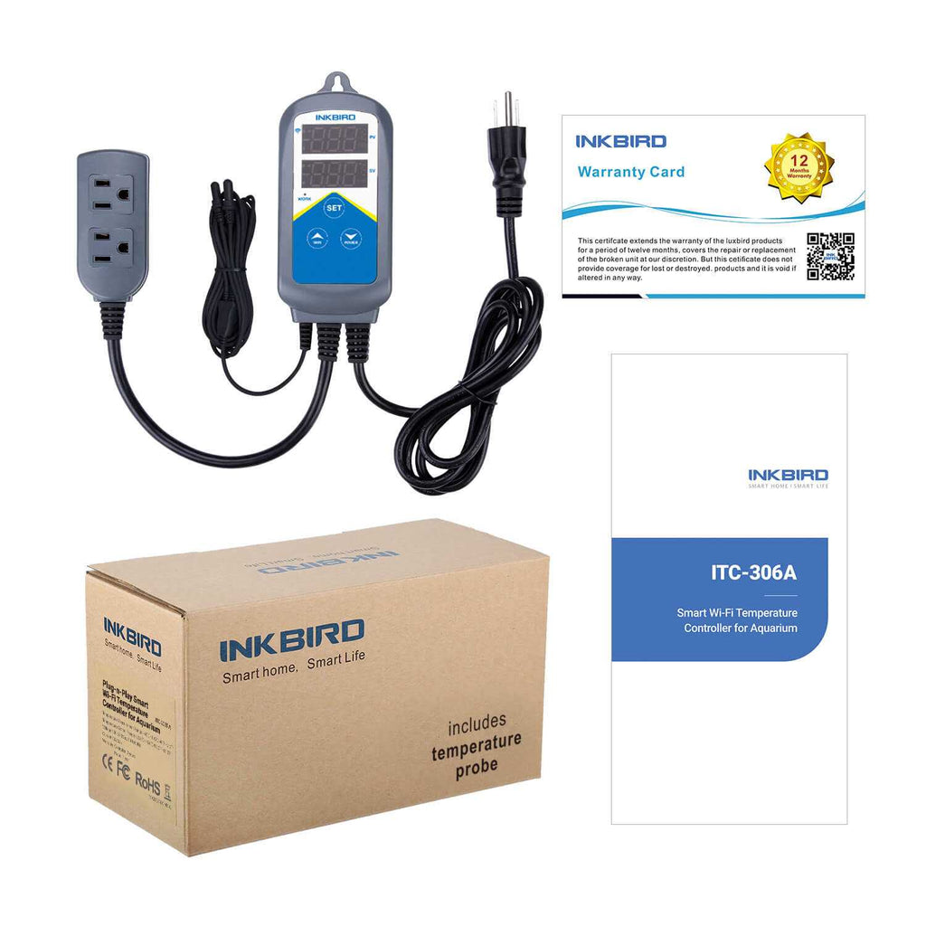 Wi-Fi Aquarium Thermostat Heater Temperature Controller G80277