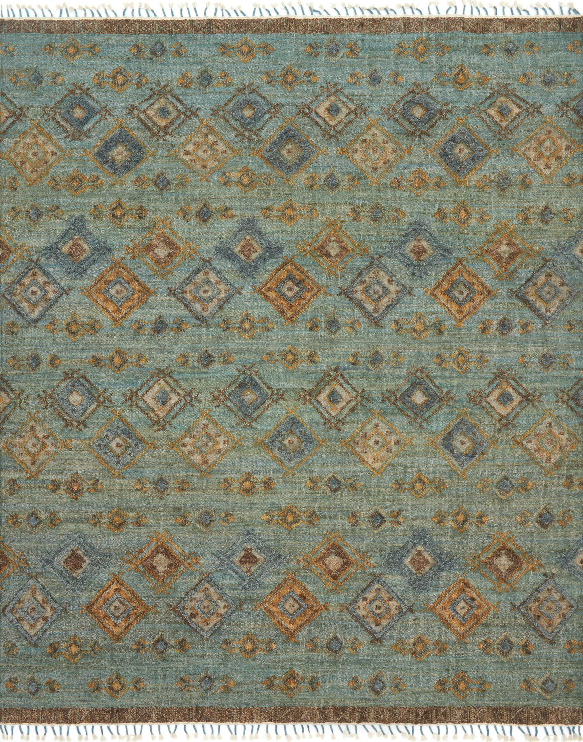 9'3 x 13' Blue Rug T618222
