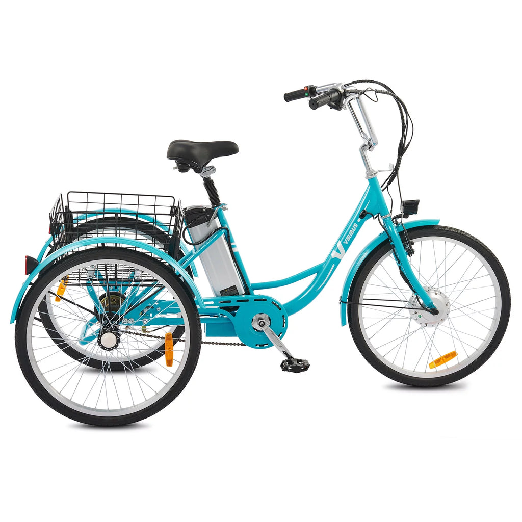 Electric Tricycle 3 Wheel 250W Black G1243