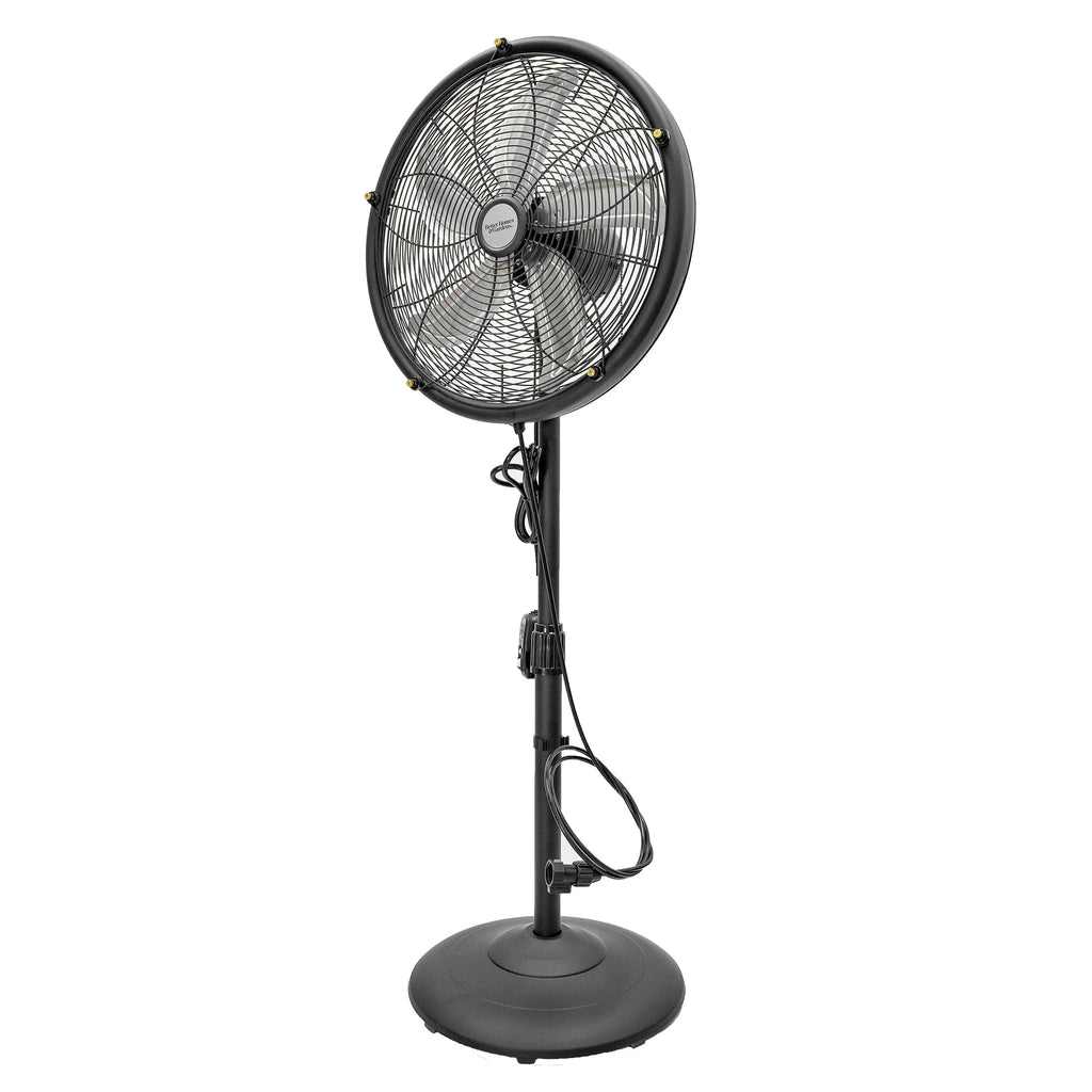 18 inch 3-Speed Metal Misting Stand Fan Black V845