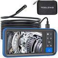 Dual Lens Endoscope Borescope 4.5 HD Inspection Camera with Light 16.5ft T3070
