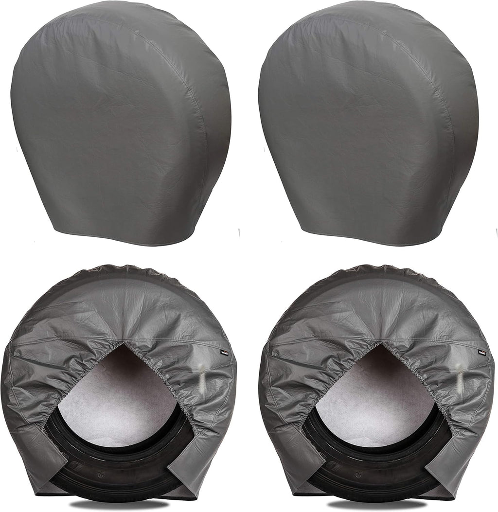 4 Pack Black Heavy Duty Tire Covers Y989