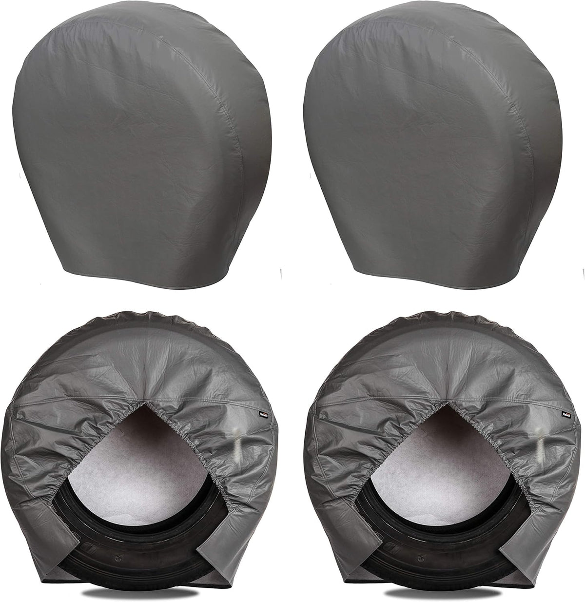 4 Pack Black Heavy Duty Tire Covers Y989