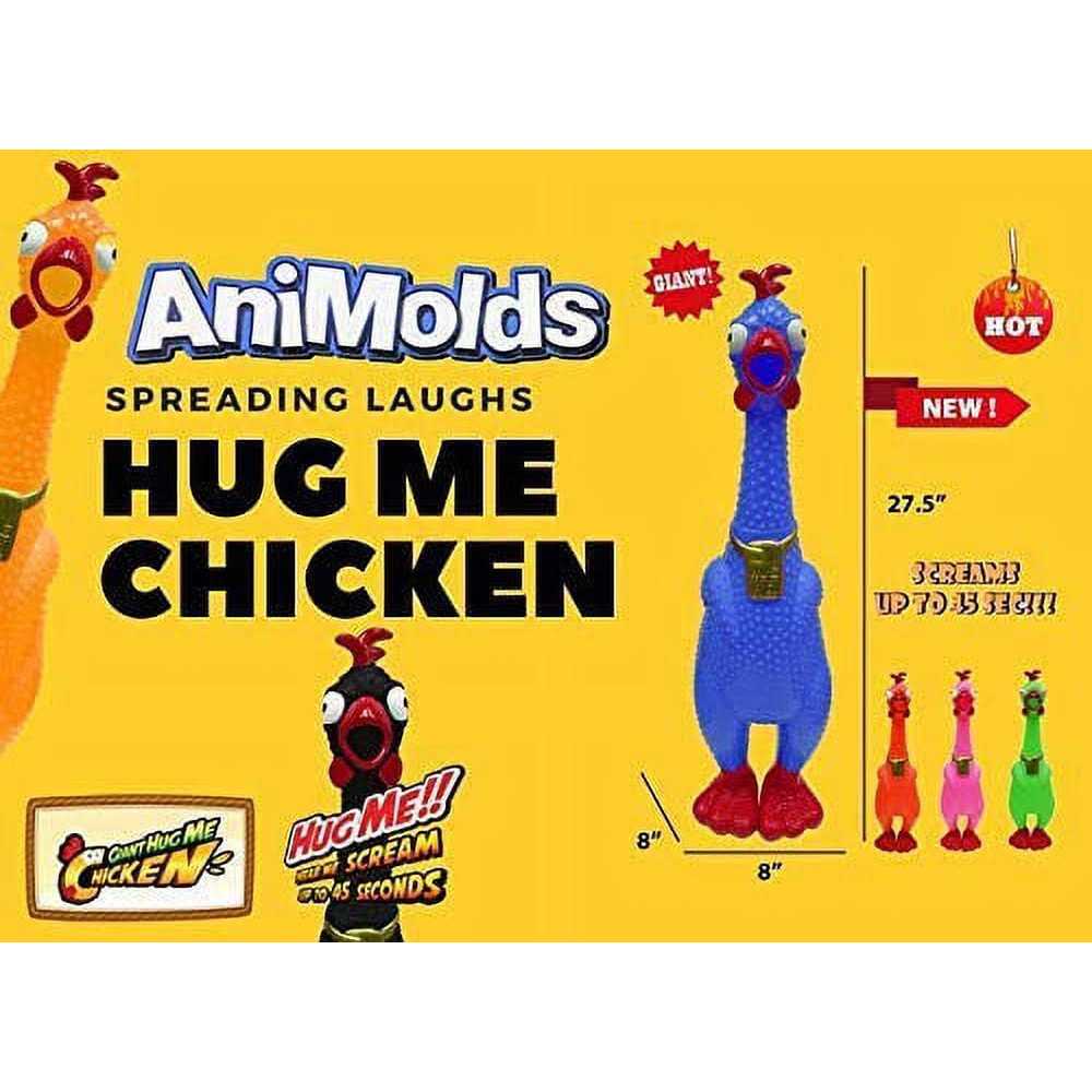Squeaky Chicken Toy D498