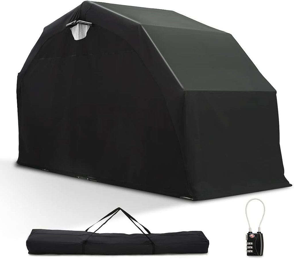 Heavy Duty Motorcycle Storage Shelter Shed Cover Tent with Carry Bag S73482