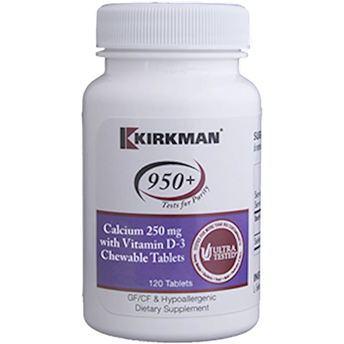 Calcium with Vit D-3 250 mg 120 chews E448
