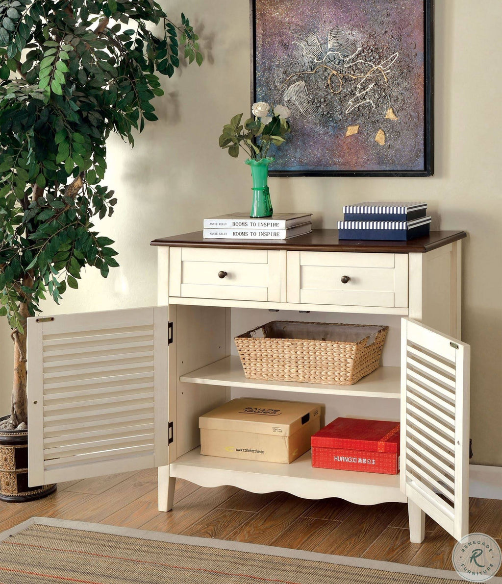 White 2-Door Cabinet M734