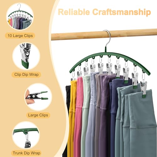 Metal Legging Organizer 2 Pack with 10 Clips, Black I64453