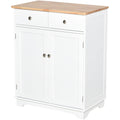 White Space Saving Kitchen Sideboard with Adjustable Shelf K83371