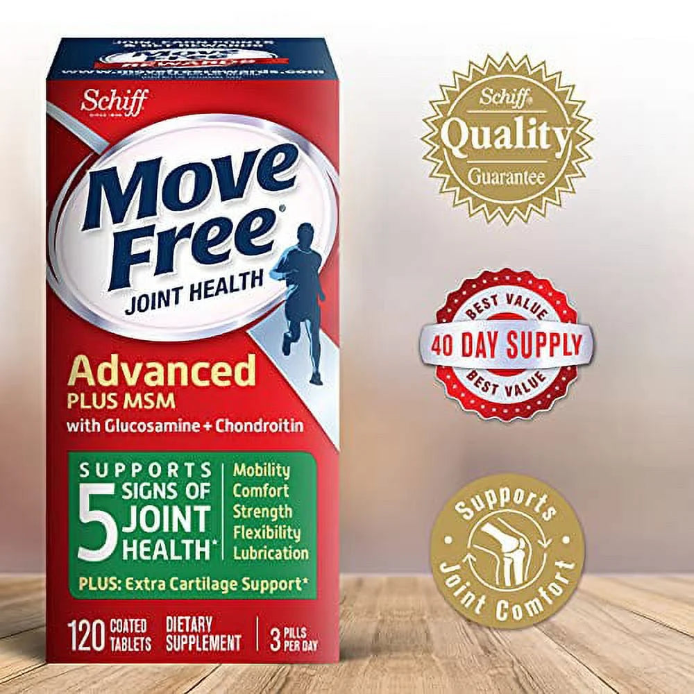 Joint Health MSM Tablets 120 Ct 2 Pack D52986