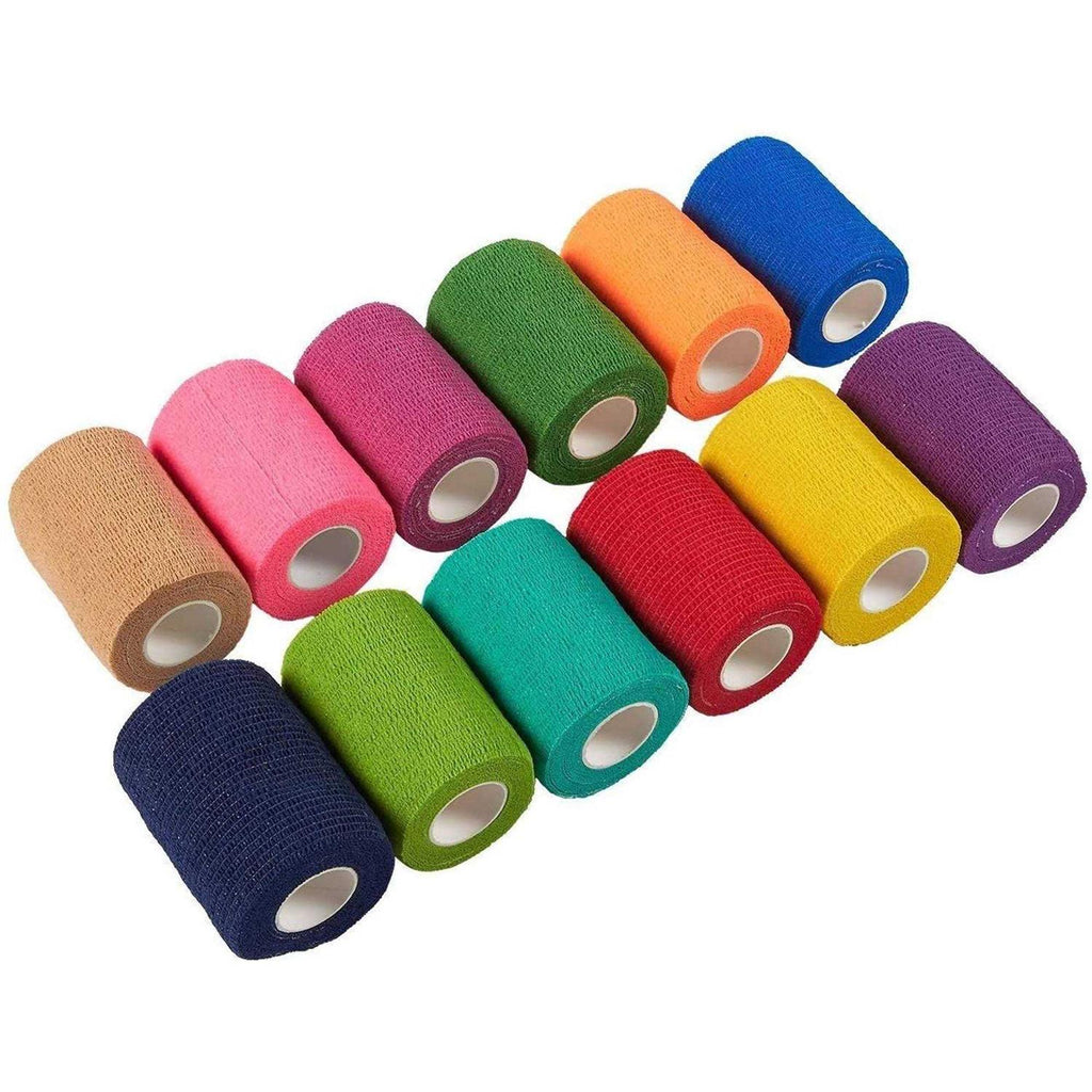 Self Adhesive Bandage Wrap 24 Rolls 3 Inch x 5 Yards F309832