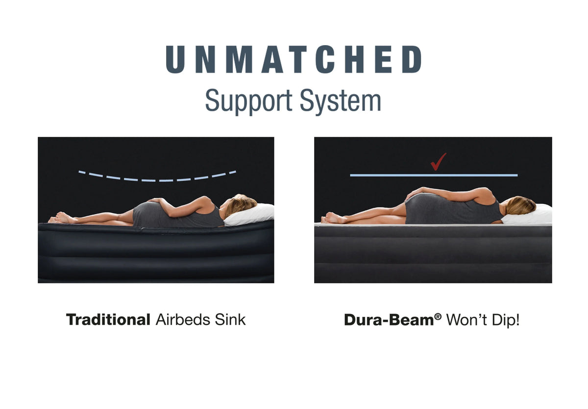 Queen Air Mattress with Built-in Pump I254