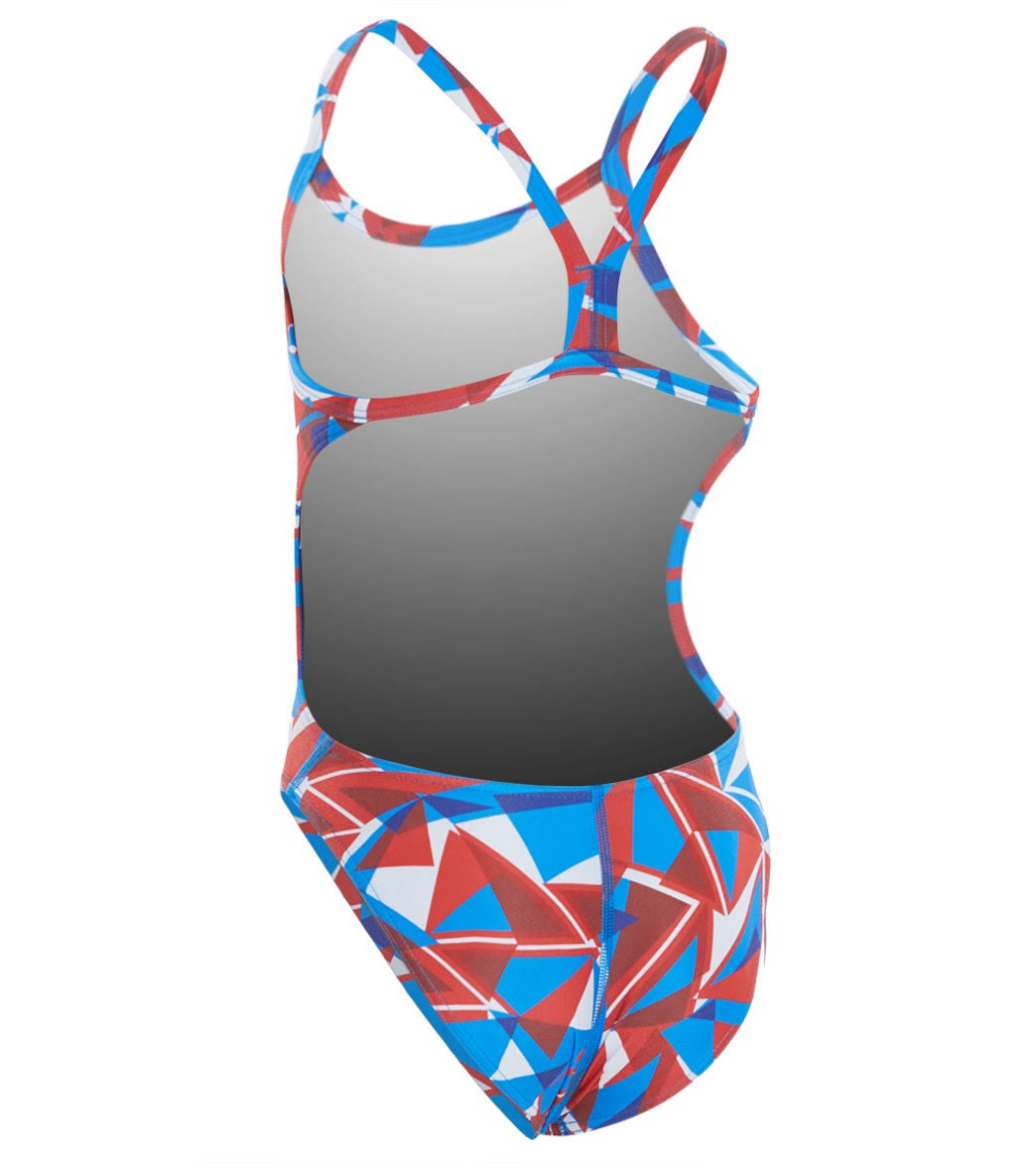 Red White-Blue One Piece Suit X98078
