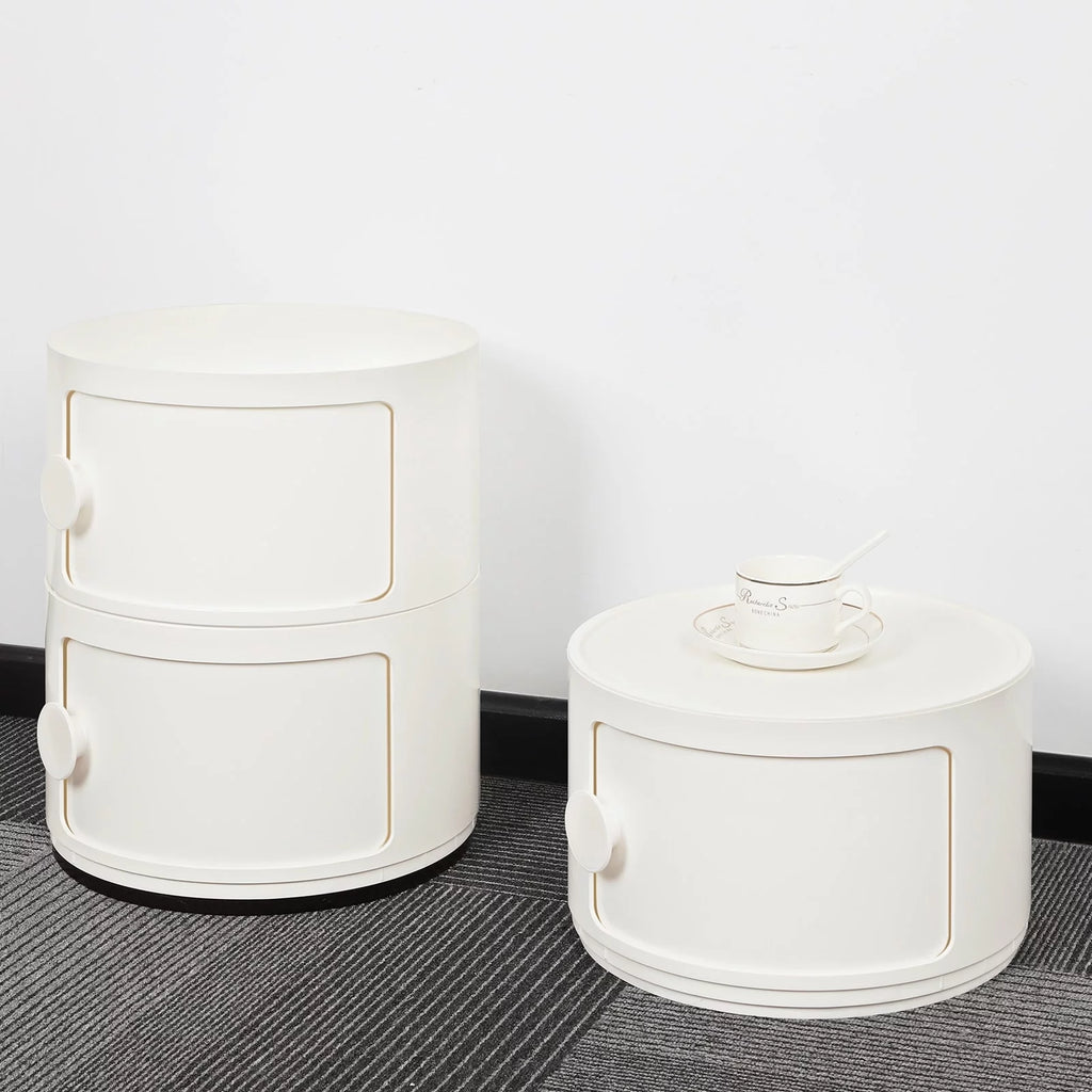 Beige 4 Tier Stackable Storage Organizer K3039