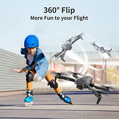 Black 1080P HD FPV Camera Drone with 2 Batteries U902488
