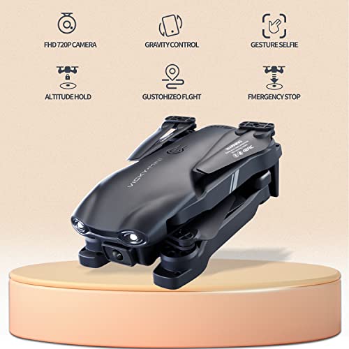 Black 1080P HD FPV Camera Drone with 2 Batteries U902488