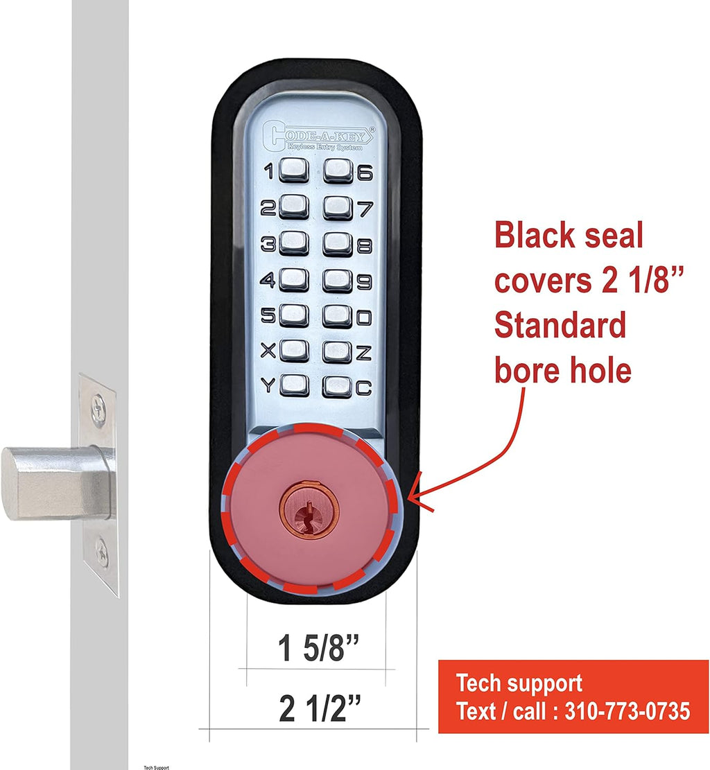 Mechanical Deadbolt Door Lock Chrome U31785