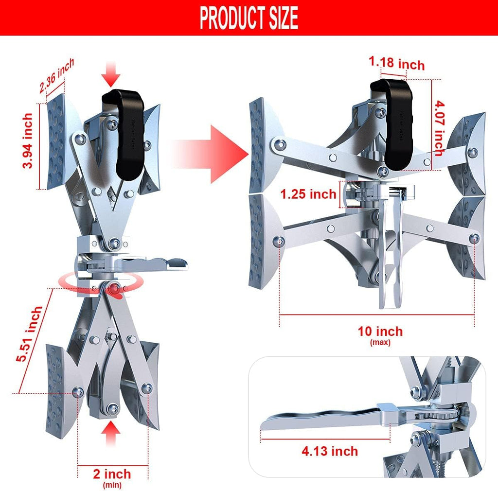 X-Shaped Wheel Chock Stabilizer 2 Set V628206