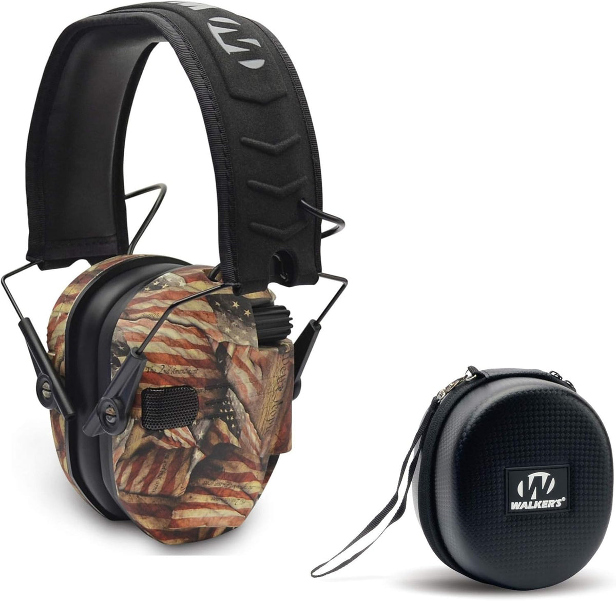 Electronic Shooting Hearing Protection Muff with Case D750458