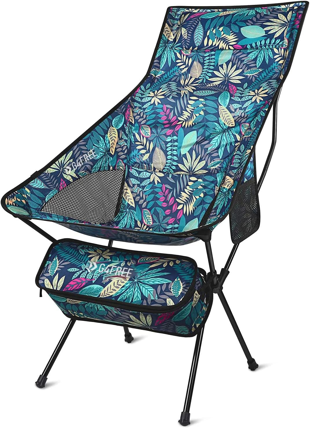 Lightweight Portable High Back Camping Chair with Headrest & Pocket F95351