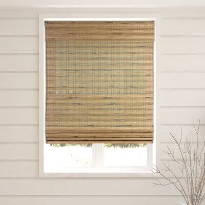 Brown Semi-Sheer Roman Shade Q361