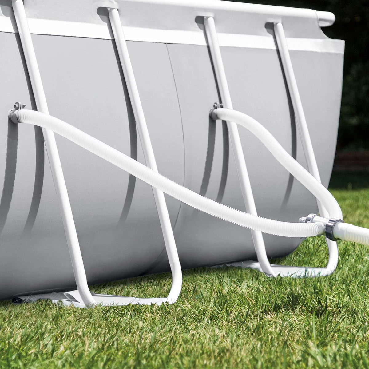 16.5ft x 9ft x 48in Oval Above Ground Pool Set with Pump D348771