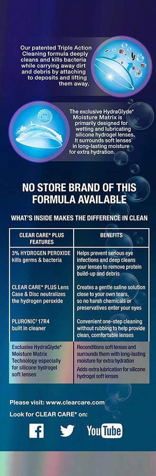 12 oz Contact Lens Cleaning and Disinfecting Solution P656248