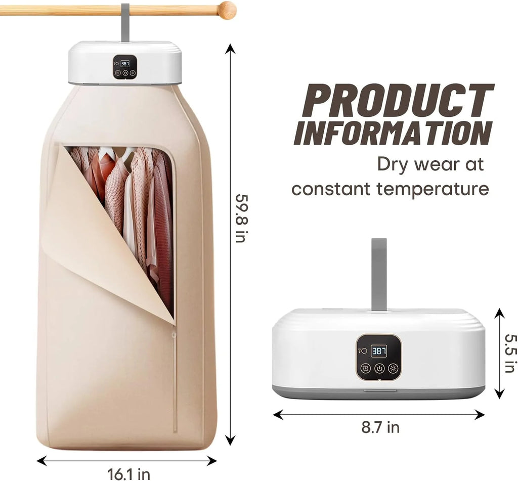 Portable Compact Clothes Dryer with Timer L75068