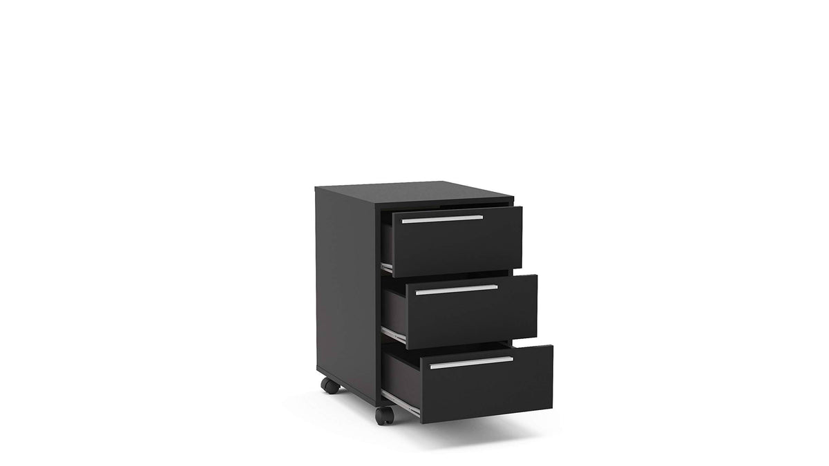Black 3 Drawer File Cabinet T11142