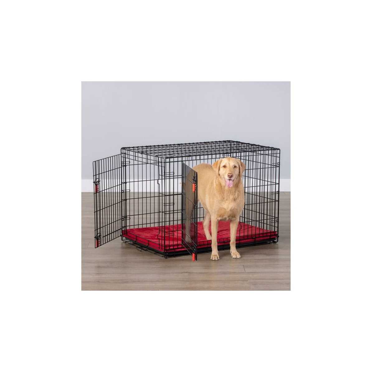 Double Door Wire Dog Crate with Divider Panel F933954
