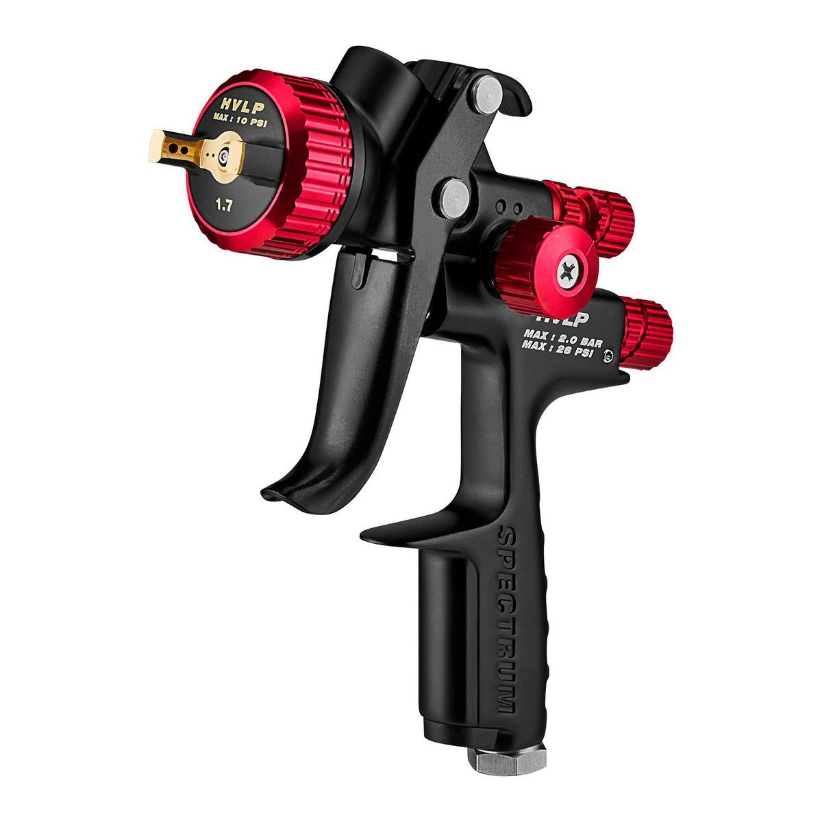 HVLP Gravity Feed Spray Gun with Side Fan Control C8157