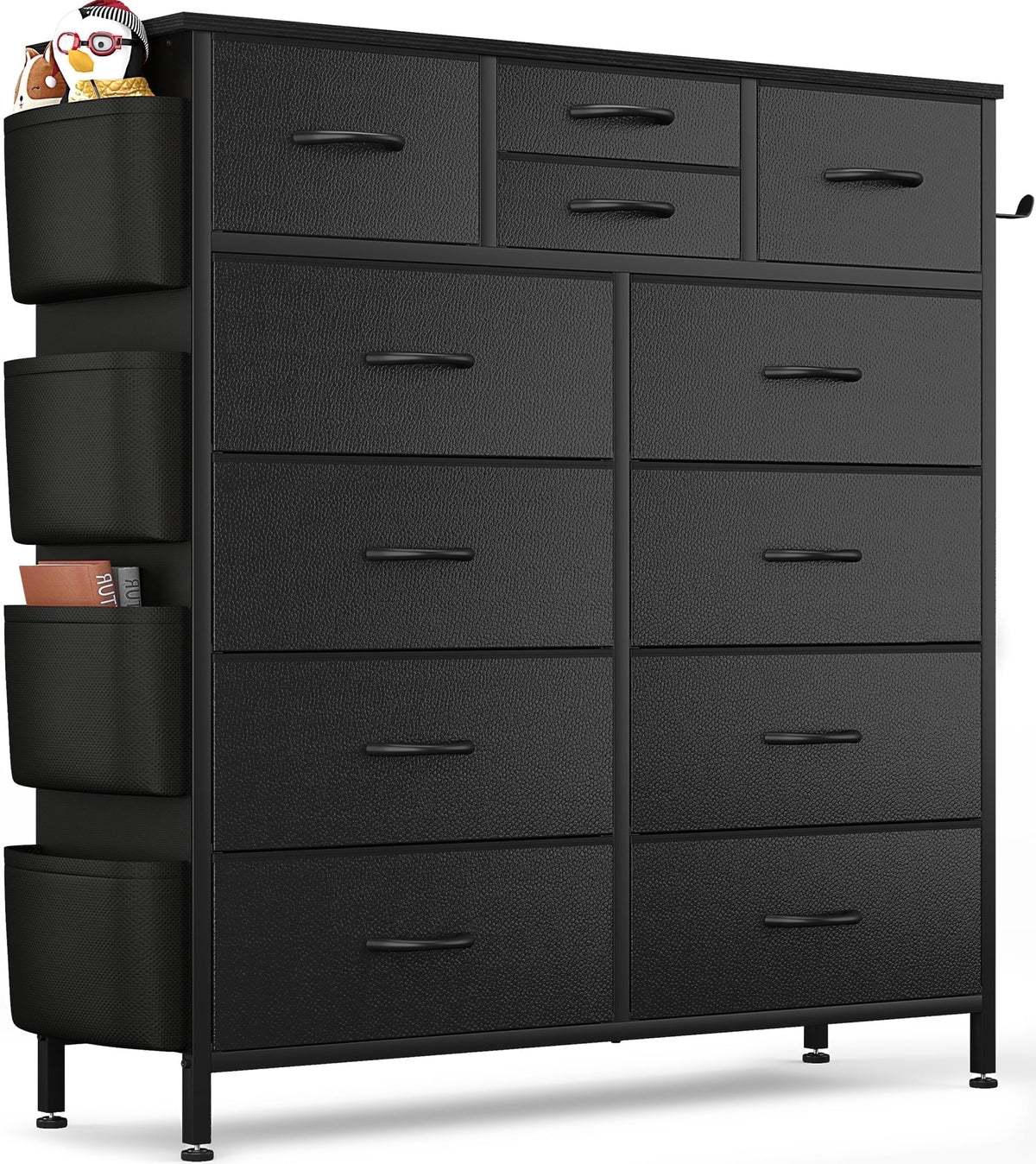 White 10 Drawer Dresser P153