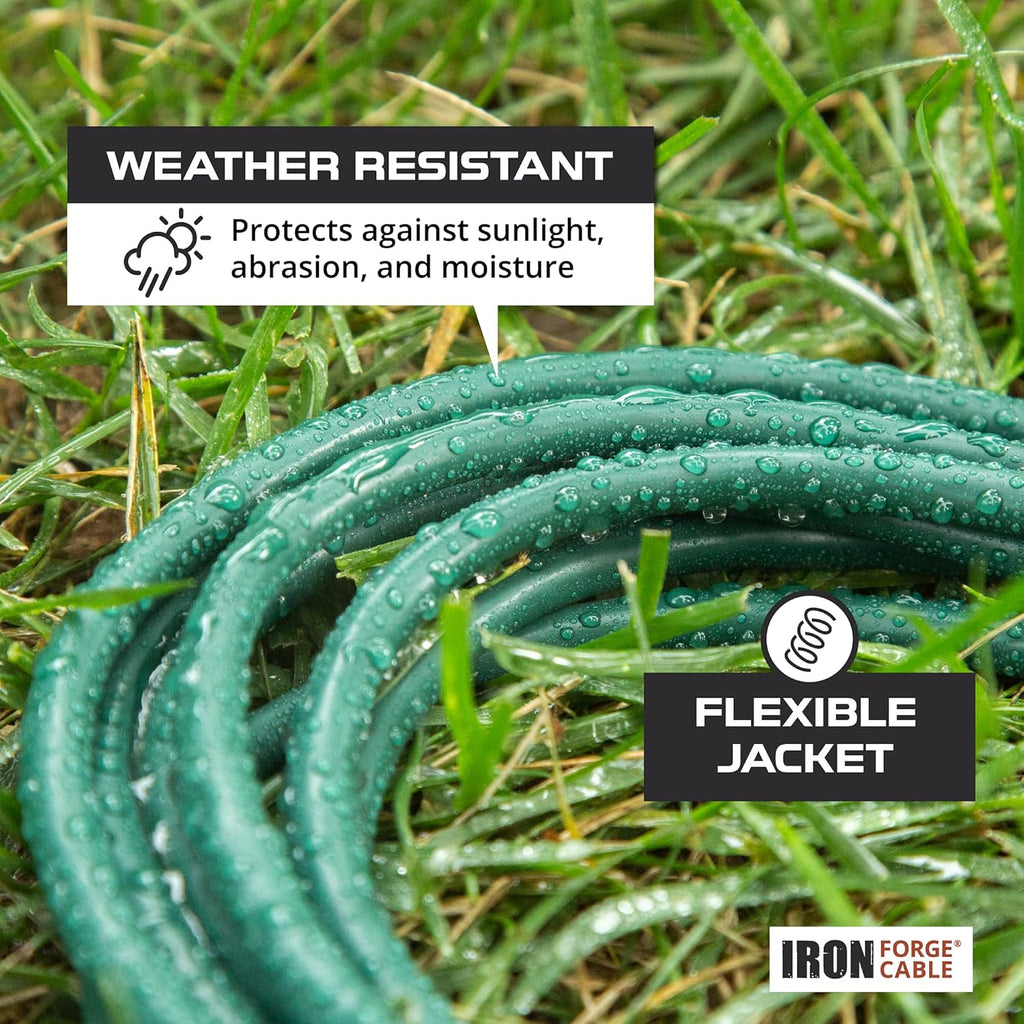 100 Ft Outdoor Extension Cord with 3 Outlets S1876