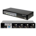 4 Port VGA KVM with Cables I78533