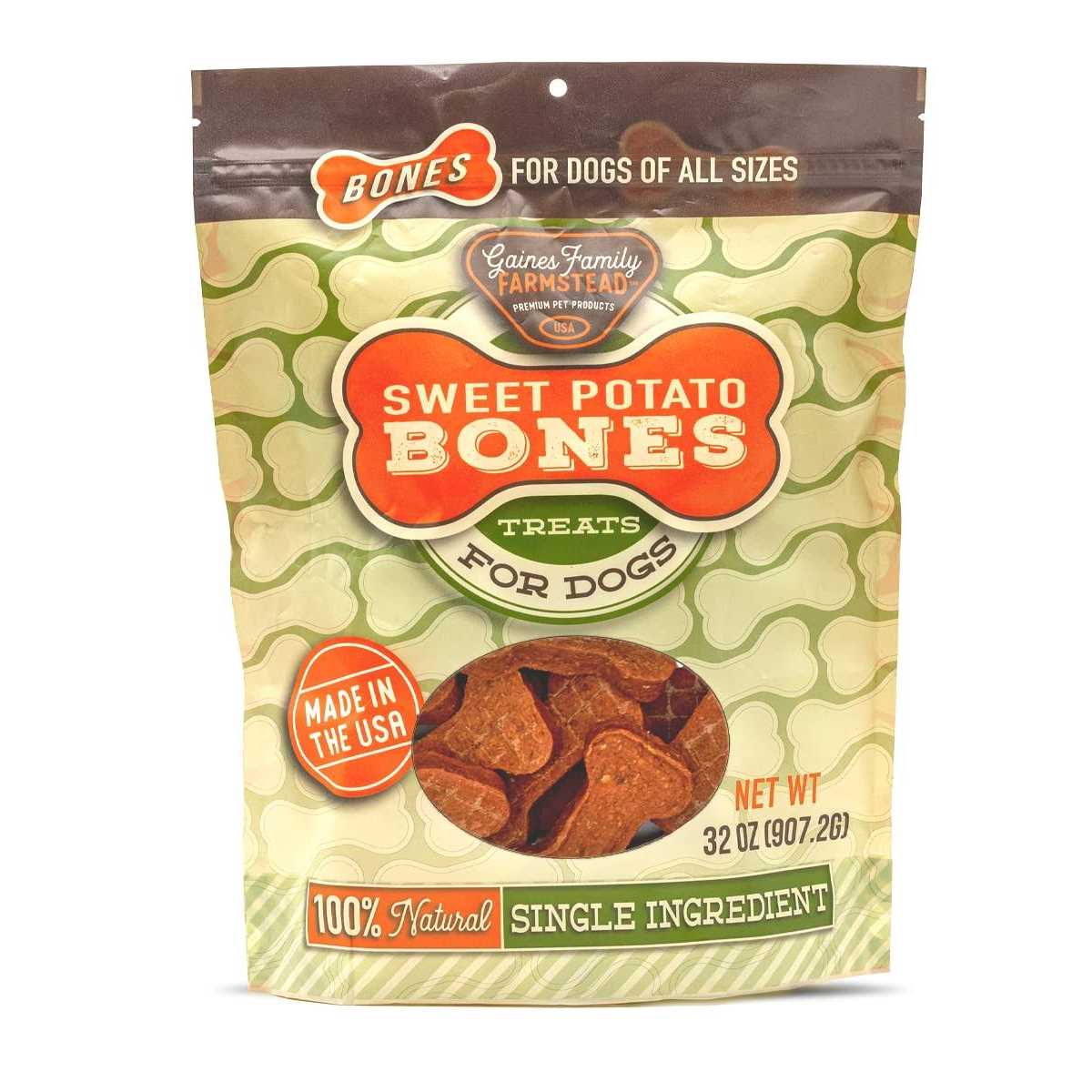 Sweet Potato Dog Bones B8467