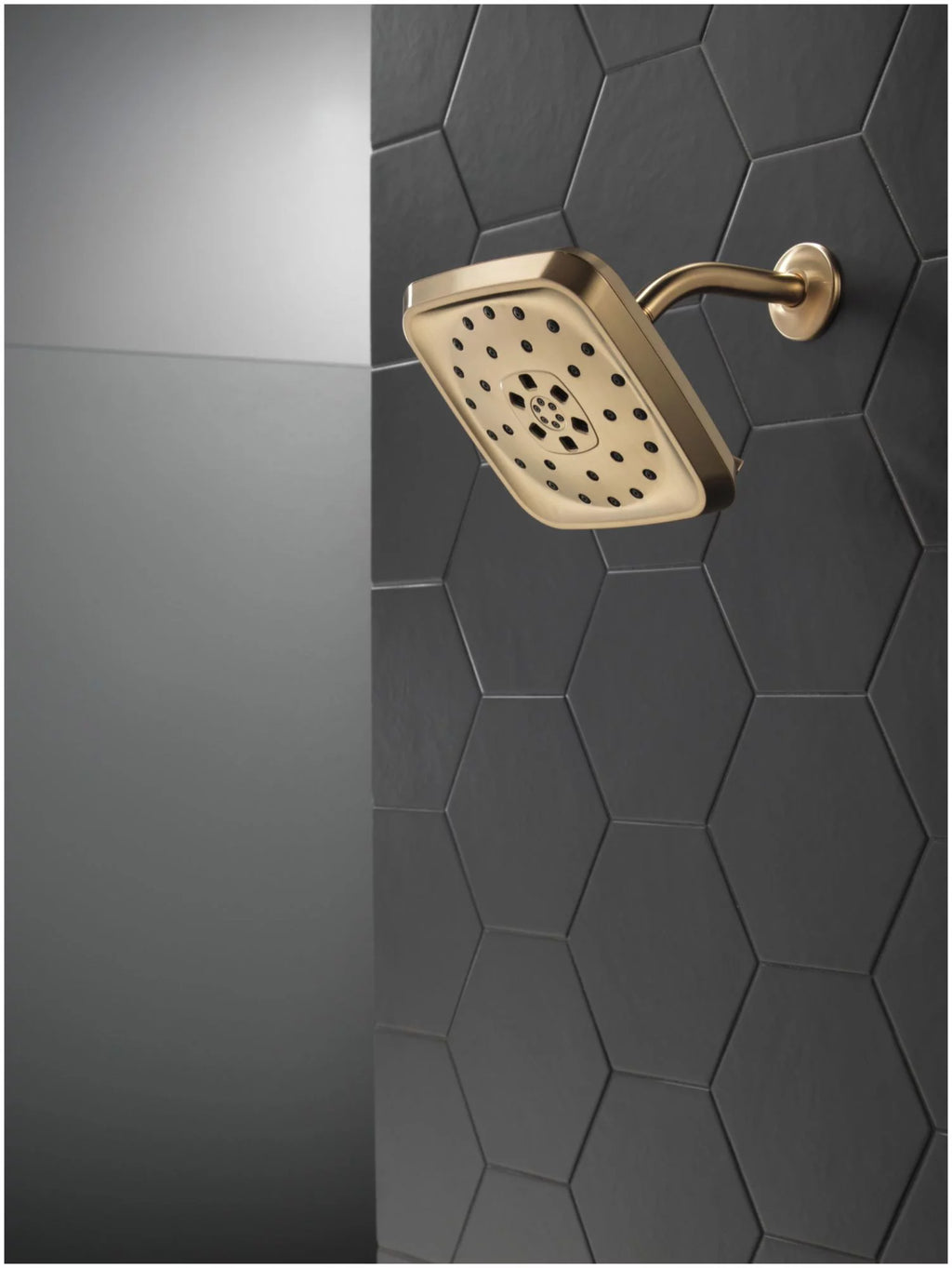 Square 1.75 GPM Multi Function Rain Shower Head O84006