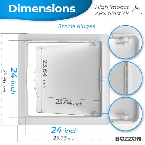 12x12 inch White Plastic Access Panel E47835