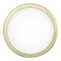 290mm Brass Glass Ceiling or Wall Disk Light R443