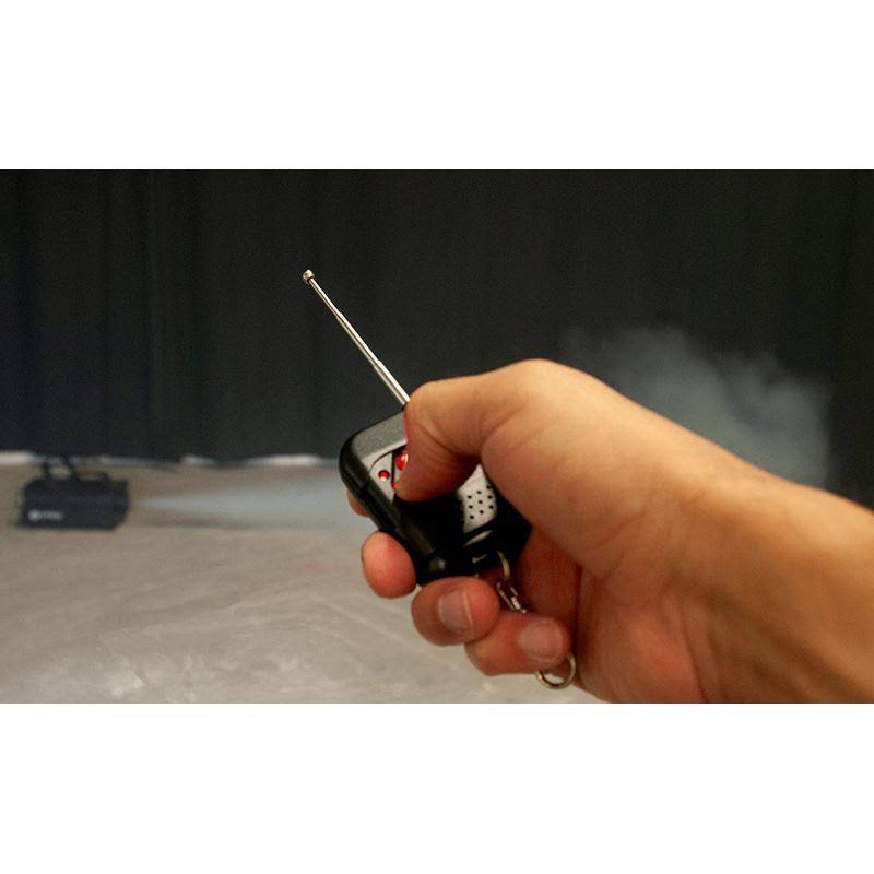Black 1000 W Mobile Fog Machine with Wireless Remote Control Y203611