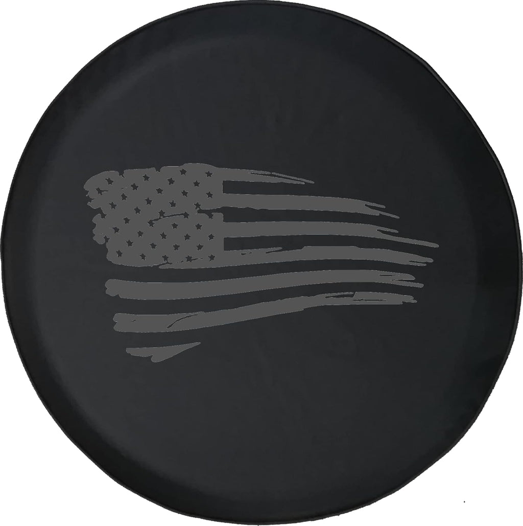 Gray 35 in Spare Tire Cover C73739