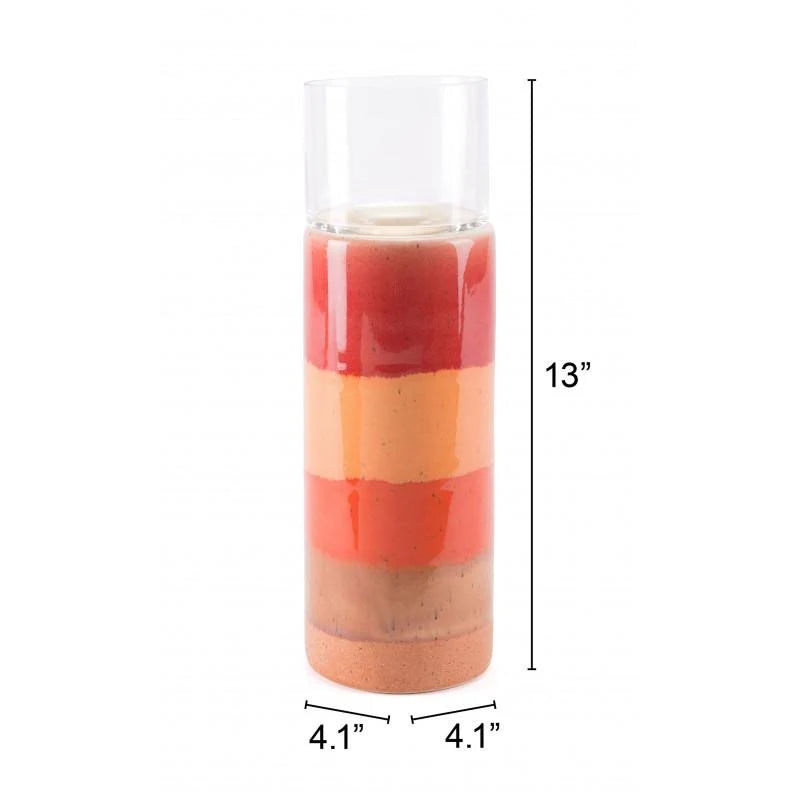 Orange Candle Holder M688